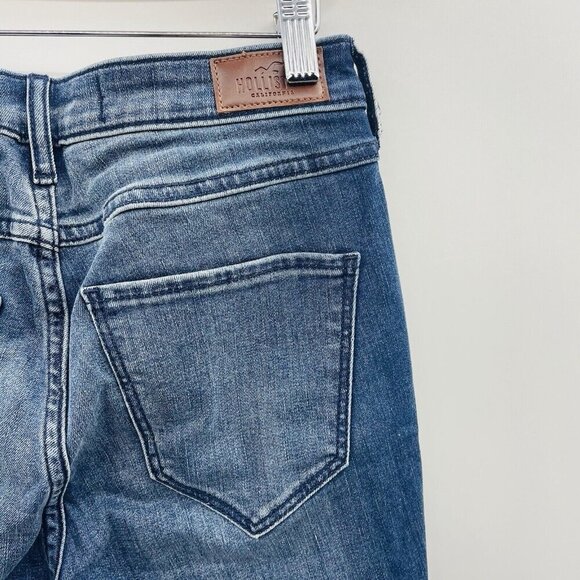 Hollister Juniors 3 Short High Rise Super Skinny Classic Stretch Distressed Jean - Picture 5 of 9